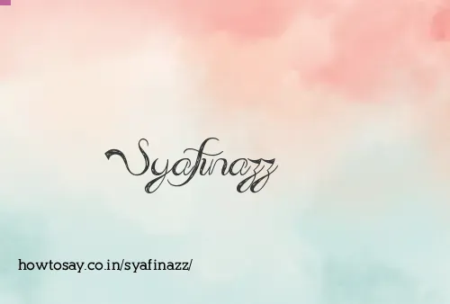 Syafinazz