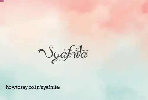 Syafnita