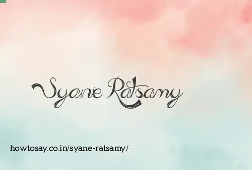 Syane Ratsamy