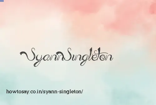 Syann Singleton