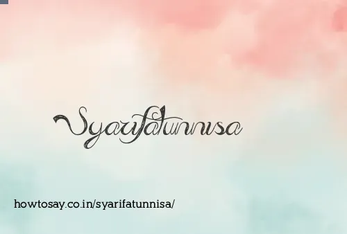 Syarifatunnisa