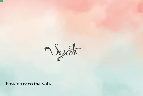 Syati