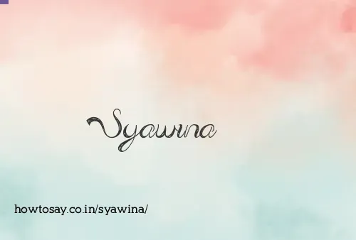 Syawina