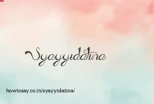 Syayyidatina