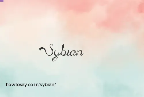 Sybian