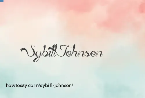 Sybill Johnson