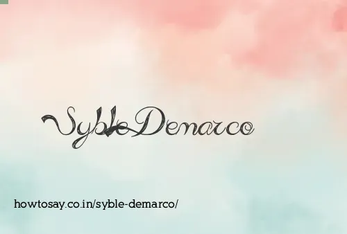 Syble Demarco