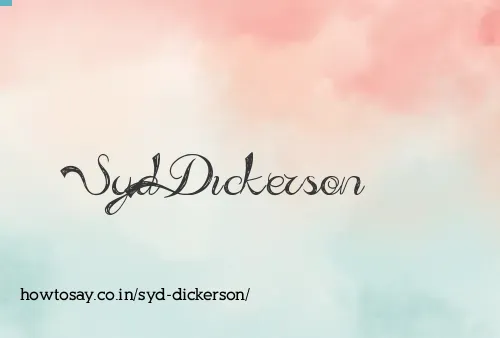 Syd Dickerson