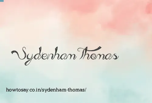 Sydenham Thomas
