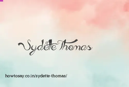 Sydette Thomas