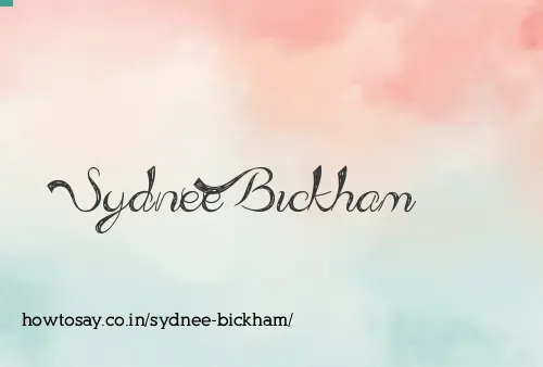 Sydnee Bickham