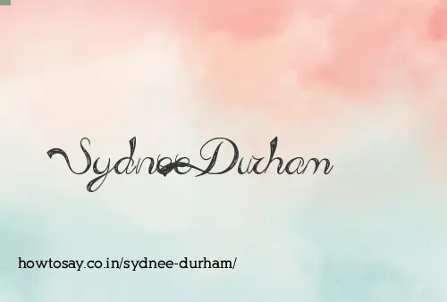 Sydnee Durham