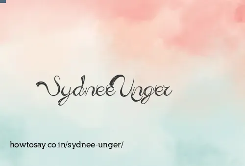 Sydnee Unger