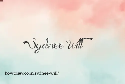 Sydnee Will
