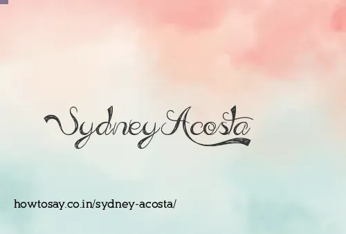 Sydney Acosta
