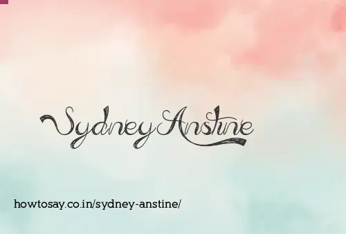 Sydney Anstine