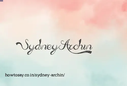 Sydney Archin