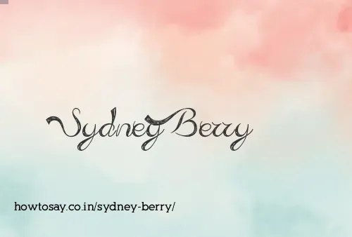 Sydney Berry