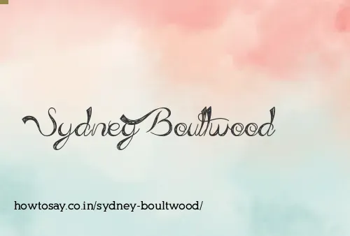 Sydney Boultwood