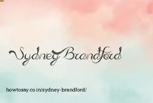 Sydney Brandford