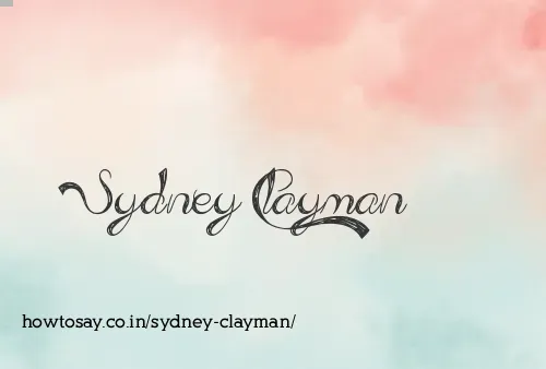 Sydney Clayman