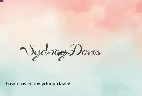Sydney Davis