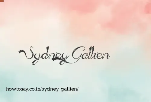 Sydney Gallien