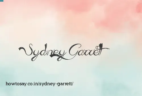 Sydney Garrett