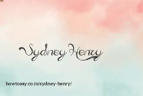 Sydney Henry