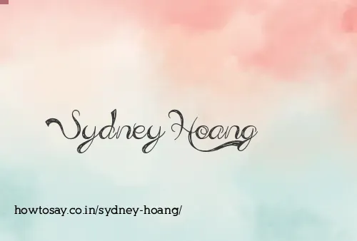 Sydney Hoang