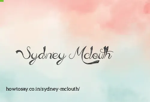 Sydney Mclouth