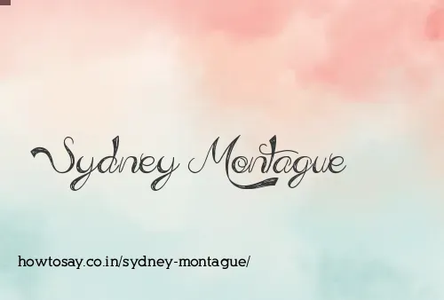 Sydney Montague