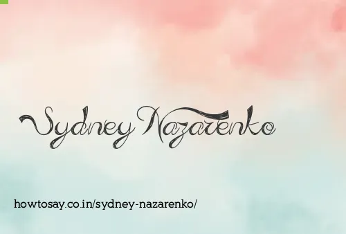 Sydney Nazarenko
