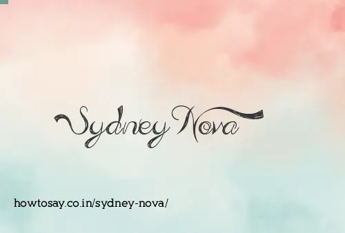 Sydney Nova