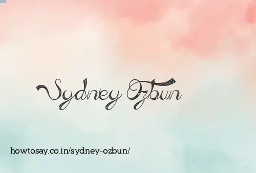 Sydney Ozbun