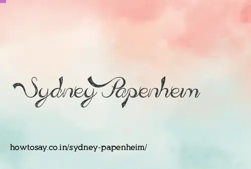Sydney Papenheim
