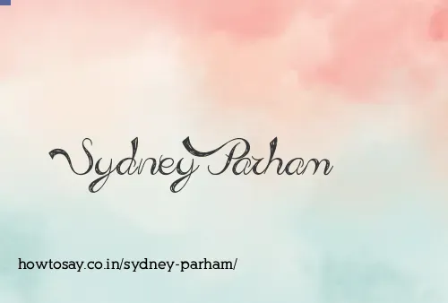 Sydney Parham