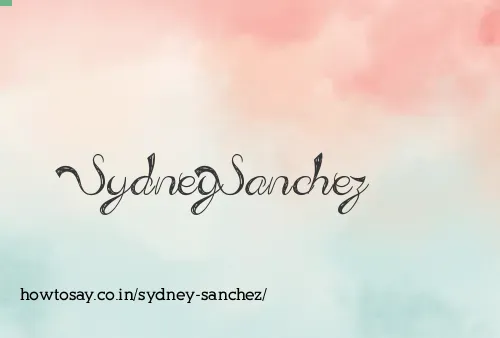 Sydney Sanchez