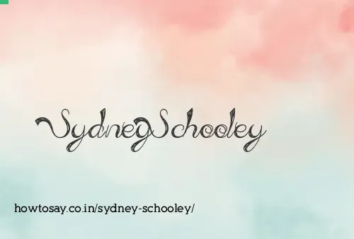 Sydney Schooley