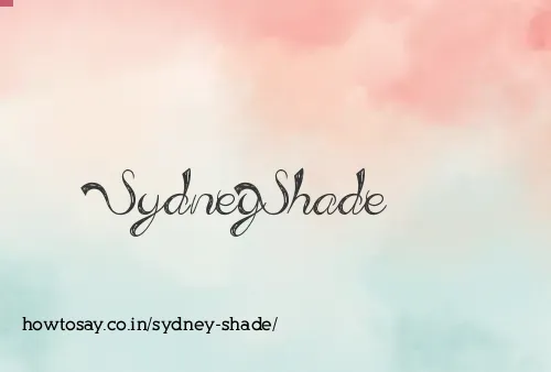 Sydney Shade