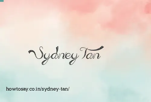 Sydney Tan