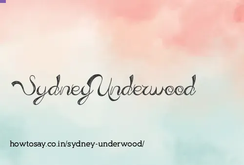 Sydney Underwood