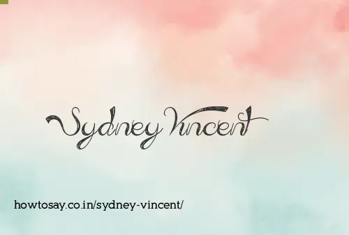 Sydney Vincent
