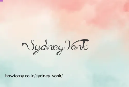 Sydney Vonk