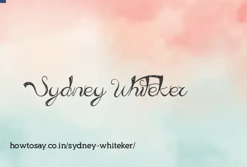 Sydney Whiteker