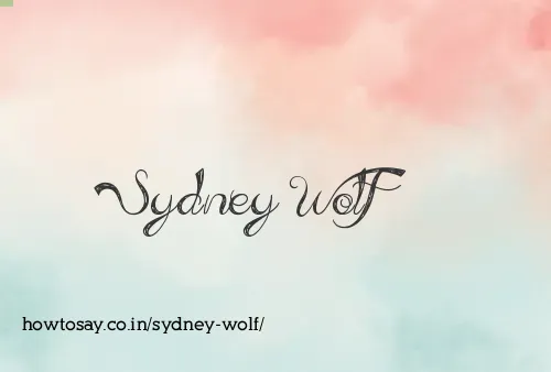 Sydney Wolf