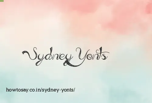 Sydney Yonts