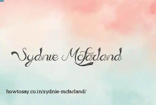 Sydnie Mcfarland