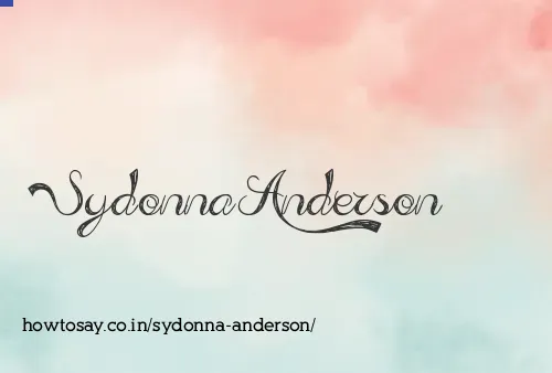 Sydonna Anderson