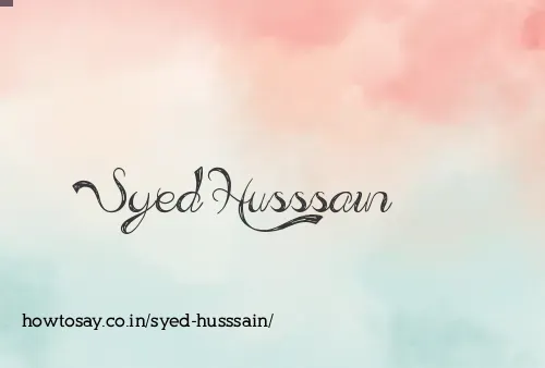 Syed Husssain